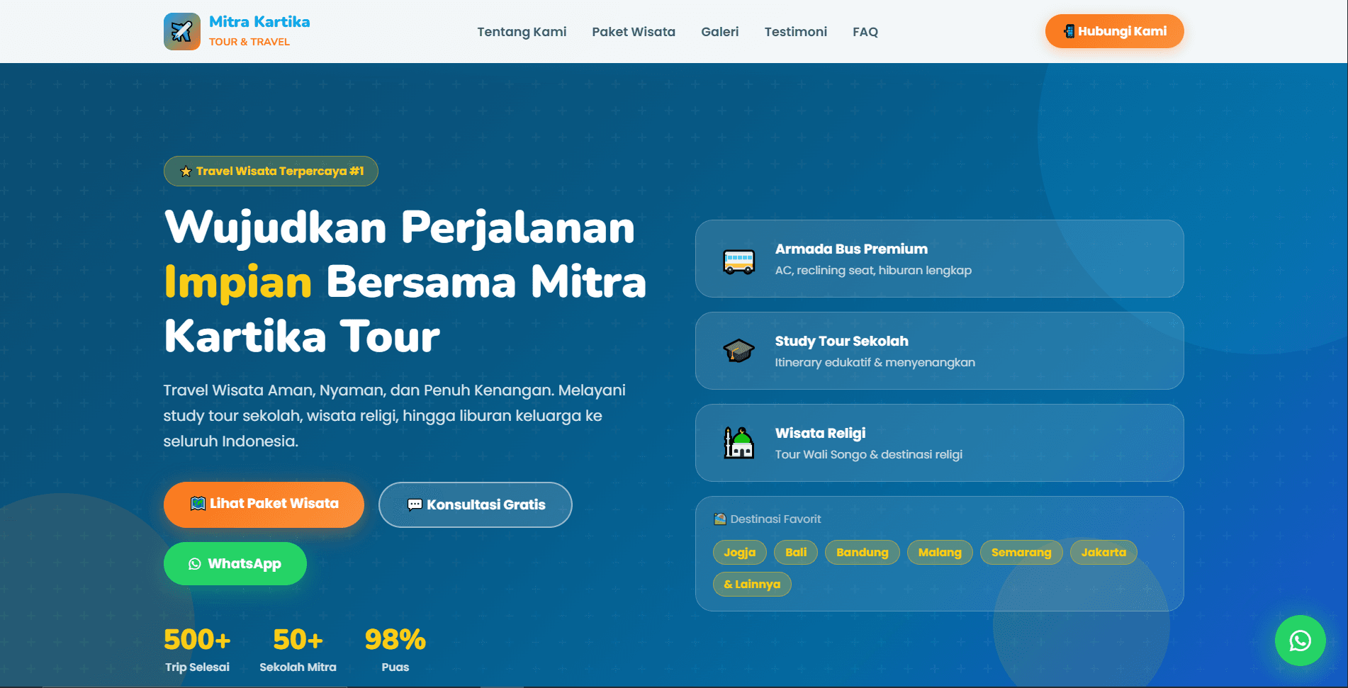 Travel Tour template preview